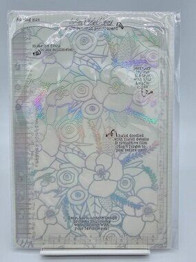 LPD Trust The Magic Holo Silver Foil Pencil Board A5 Rings, Brand New